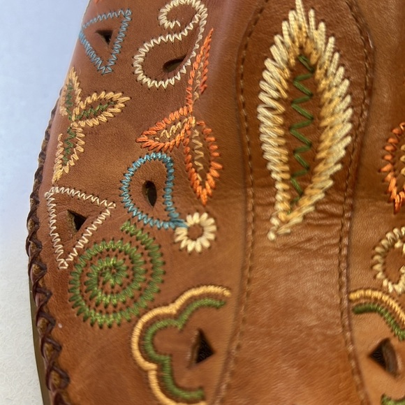 PIKOLINOS Brown Embroidered Mules - Picture 10 of 10